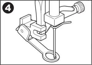 Attaching the Darning/Embroidery Foot Instructions