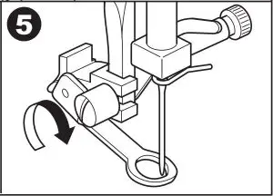 Attaching the Darning/Embroidery Foot Instructions