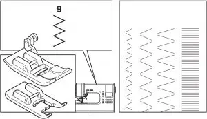 Zigzag Stitching Sewing Instructions