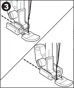 Inserting Zippers Lapped Insertion Instructions