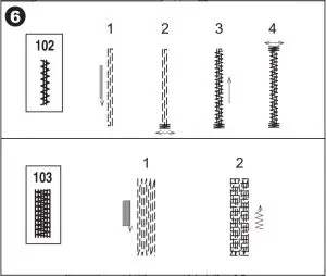 Automatic Bar-Tack And Darning Instructions