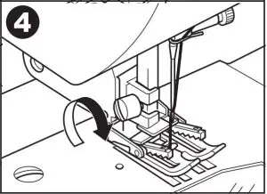 Using the Even-Feed Foot Instructions