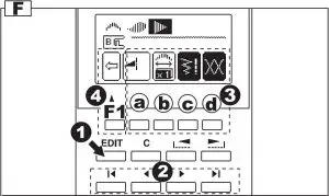 Editing of Each Pattern Instructions