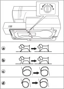 Adjusting the Forward and Reverse Stitches Instructions