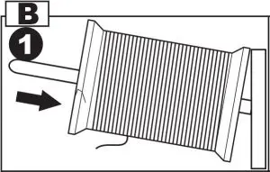Setting Spool of thread on Spool Pin
