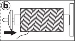 Setting Spool of thread on Spool Pin