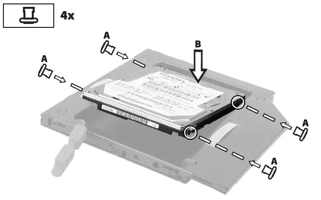 AXAGON RSS-CD09 2.5 Inch Sata SSD-HDD Optical Disk Drive 2