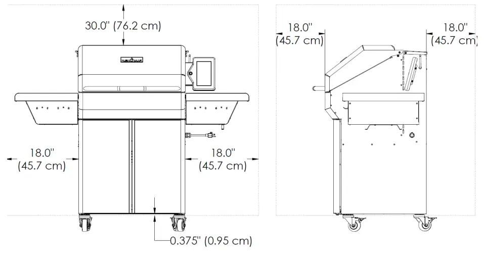 MEMPHIS VG0891 Elite Cart ITC3 Wood Fire Grills-fig1