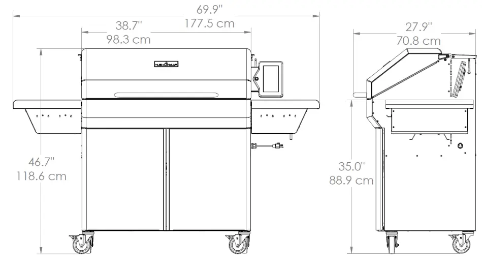 MEMPHIS VG0891 Elite Cart ITC3 Wood Fire Grills-fig2