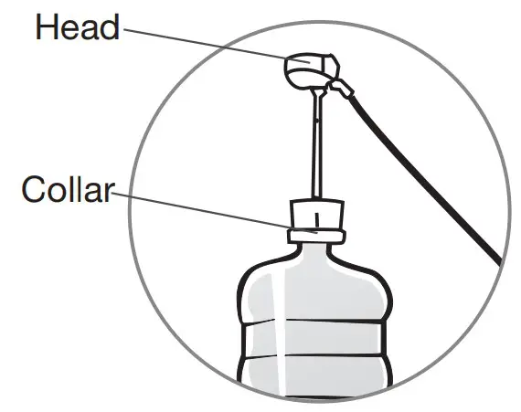 Install water bottle