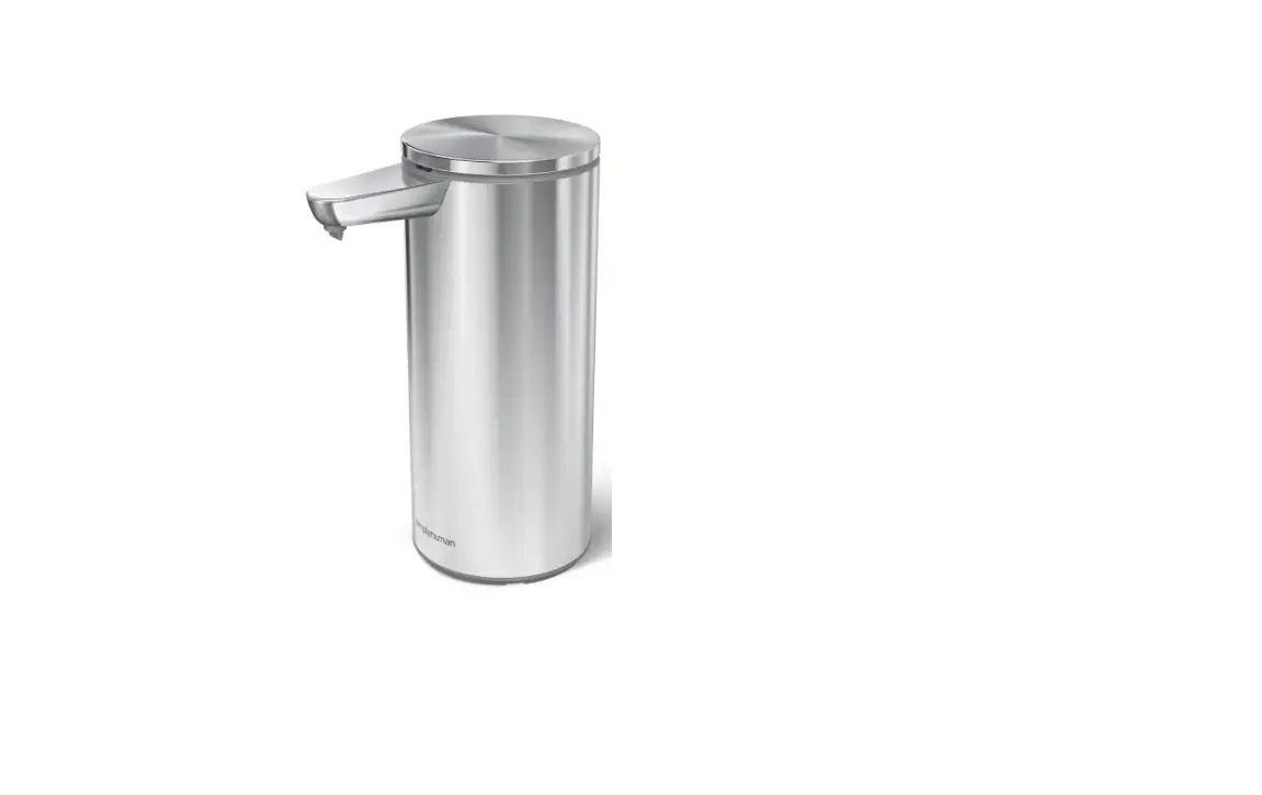 Simplehuman St1069 Brushed Stainless Steel Liquid Soap Sensor Pump Instructions