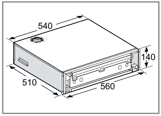 GAGGENAU DV061100 Vacuum Sealing Drawer - Figure 2