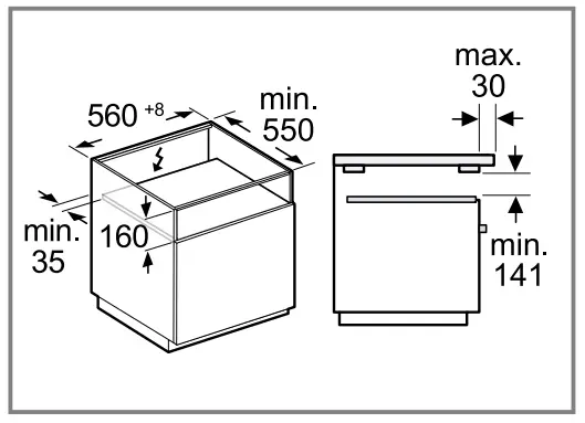 GAGGENAU DV061100 Vacuum Sealing Drawer - Figure 3