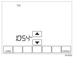 Trane TCONT800 Touch Screen Thermostat Manual