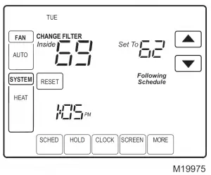 Trane TCONT800 Touch Screen Thermostat Manual
