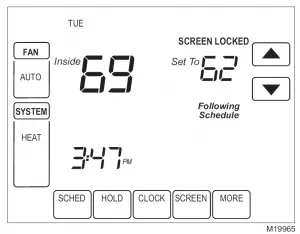 Trane TCONT800 Touch Screen Thermostat Manual