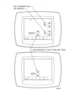 Trane TCONT800 Touch Screen Thermostat Manual