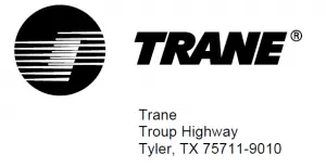 Trane TCONT800 Touch Screen Thermostat Manual