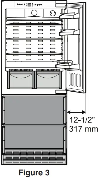 LIEBHERR HC 1580 30 Inch Panel Ready Counter Depth Bottom Freezer Refrigerator - Feature 5