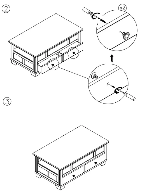 ASHLEY T8459 Gately Coffee Table 3