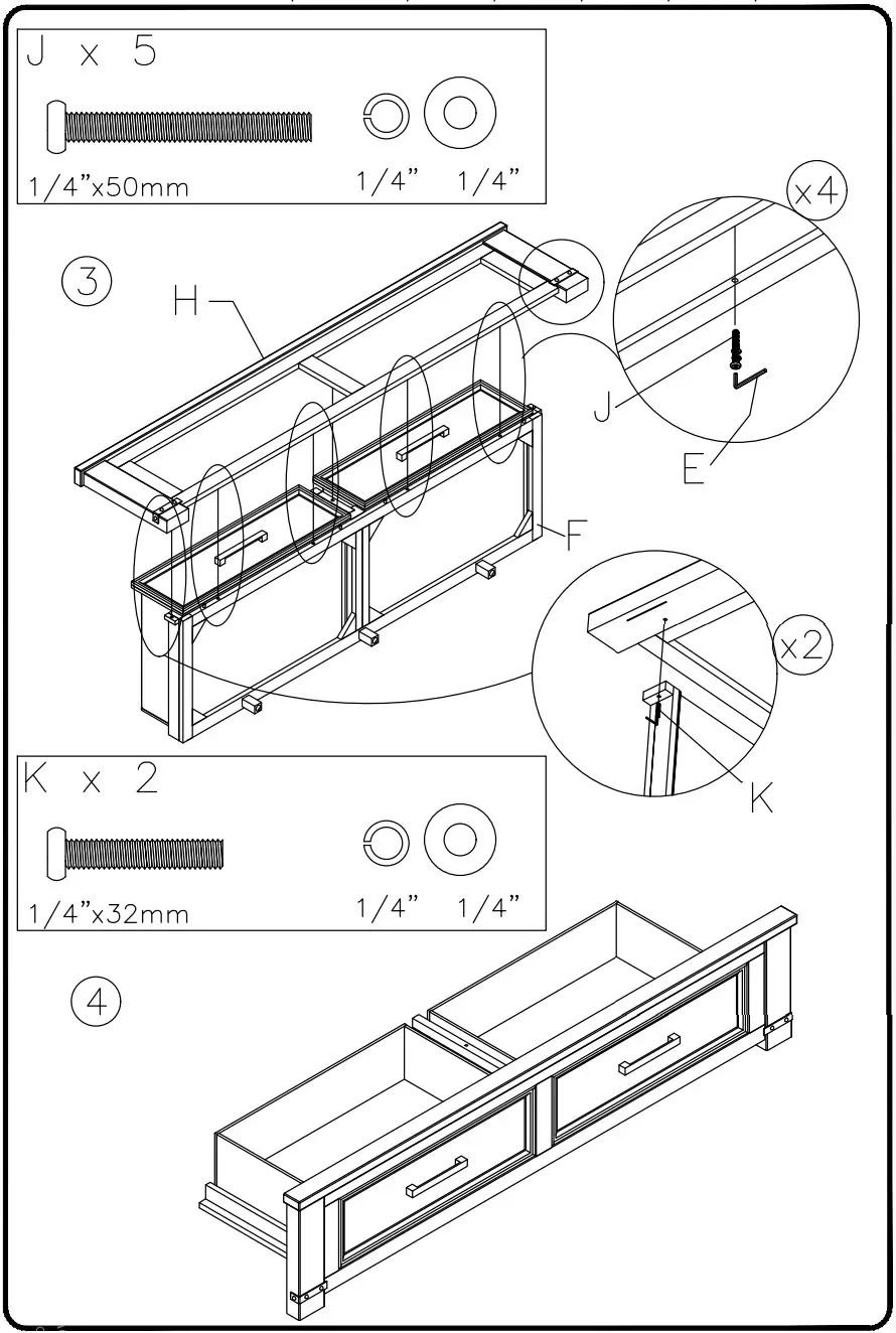 ASHLEY B772 54S 7 Queen Storage Bed Set - FIGURE 3