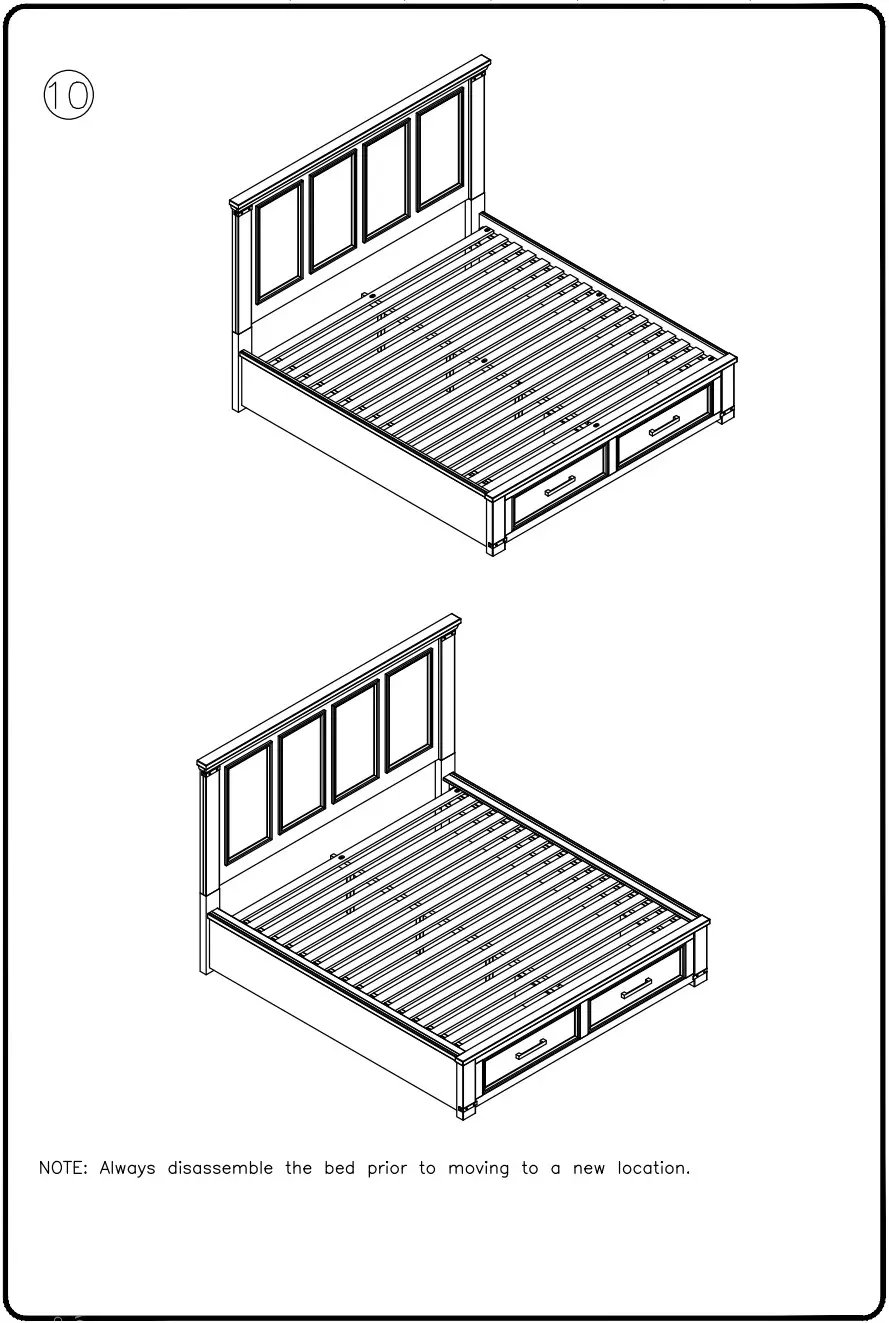 ASHLEY B772 54S 7 Queen Storage Bed Set - FIGURE 8