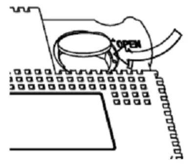 IDEC HG2G Series Operator Interface - battery holder1