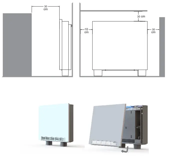 Electrorad High Heat Retention Storage Heater - ASSEMBLY INSTRUCTIONS