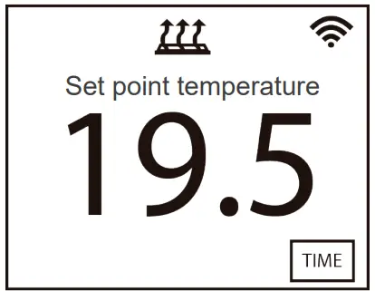 Electrorad High Heat Retention Storage Heater - previous mode