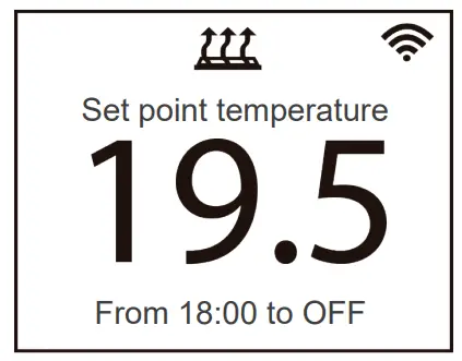 Electrorad High Heat Retention Storage Heater - temporary setting
