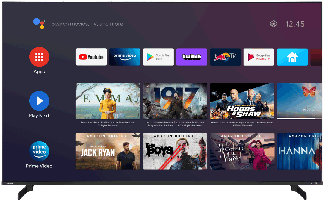 TOSHIBA 65UA5D63DB UA5D Series 65 Inch 4K Smart TV