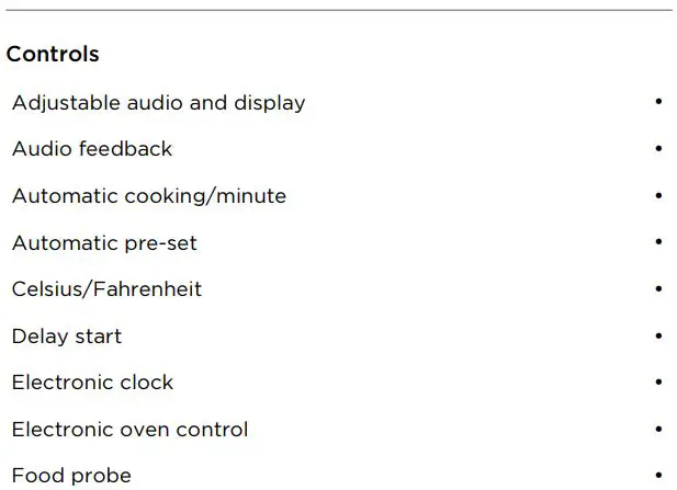 FISHER PAYKEL OB60SMPTDB1 Oven 60cm 16 Function Selfcleaning User Guide - SPECIFICATIONS