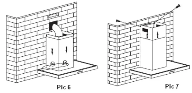 Haier HH-OT53P Cooker Hood - INSTALLATION 8