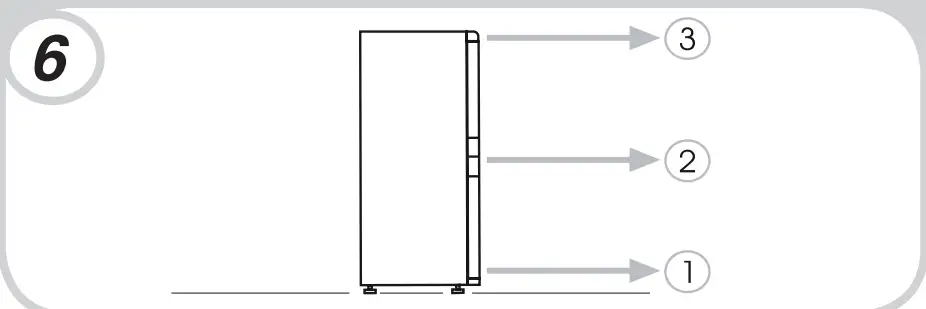 Hoover Fridge Freezer Dynamic HNC 6200AE - REVERSING 6