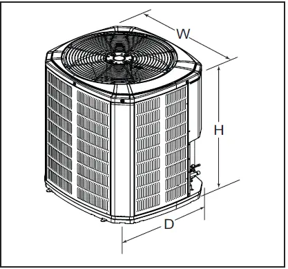 American Standard 4A7A3 Split System Air Conditioner 1