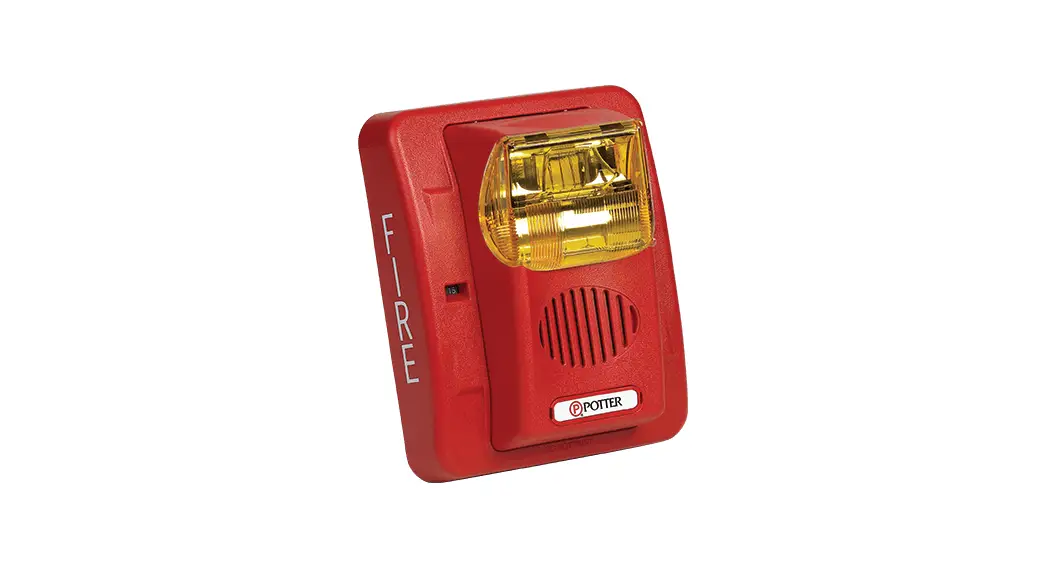 Potter Chs-24 Series Wall Mount Colored Lens Horn Strobe Owner's Manual Potter Chs-24 Series Wall Mount Colored Lens Horn Strobe Owner's Manual