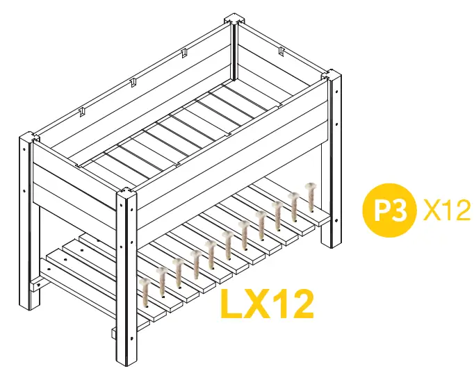 aivituvin GUT02 Raised-Garden-Bed-with-Large-Storag=Shelf-fig- (15)