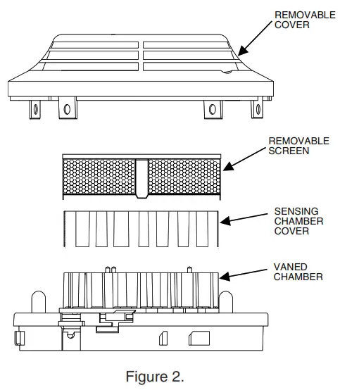 NOTIFIER SD-651 Low Profile Photoelectronic Plug In Smoke Detector - Figure 2.