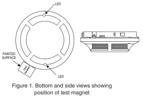 NOTIFIER SD-651 Low Profile Photoelectronic Plug In Smoke Detector - TESTING