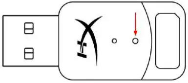 HYPERX 4P5D4AA Cloud Alpha Gaming Headset - Manually Pairing the Headset and USB Adapter 1