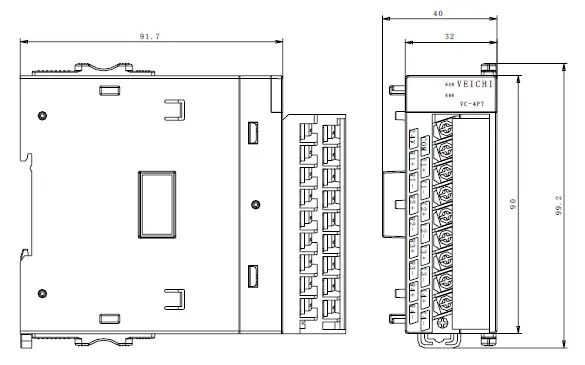 VEICHI-VC-4PT-Resistive-Temperature-Input-Module-FIG-13