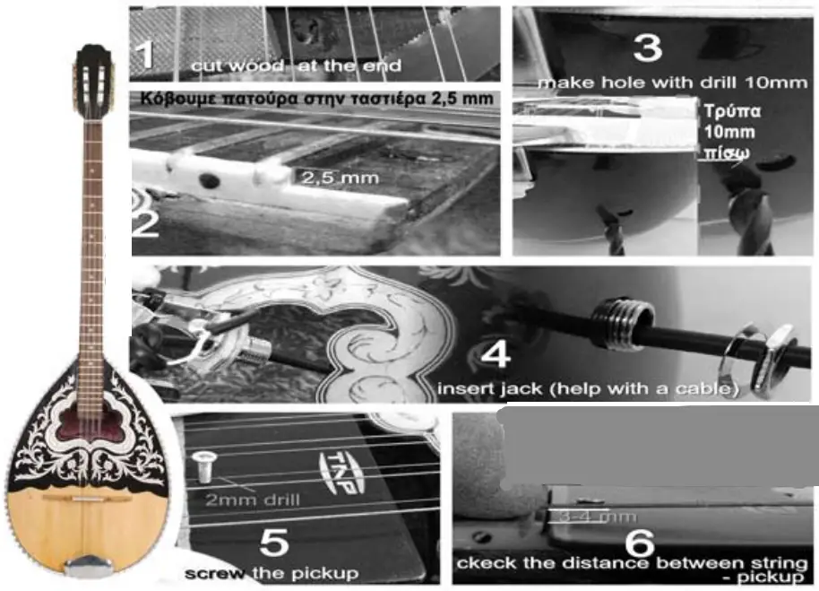 TAP STAK Bouzouki Pickup - Fig 1