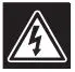 Risk of electric shock icon