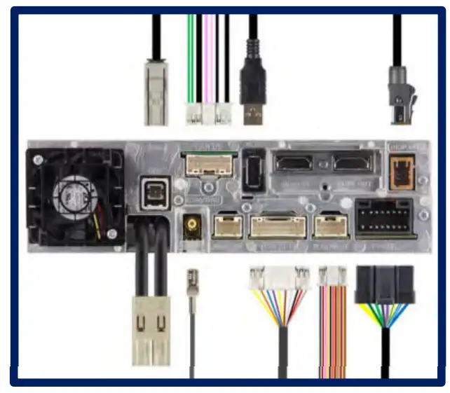 ALPINE KWE 403ID6 Steering Wheel Remote Control Interface Installation Kit for IVECO- Content and wiring harness connections 2