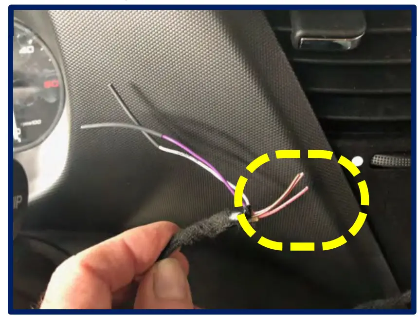 ALPINE KWE 403ID6 Steering Wheel Remote Control Interface Installation Kit for IVECO- Content and wiring harness connections 7