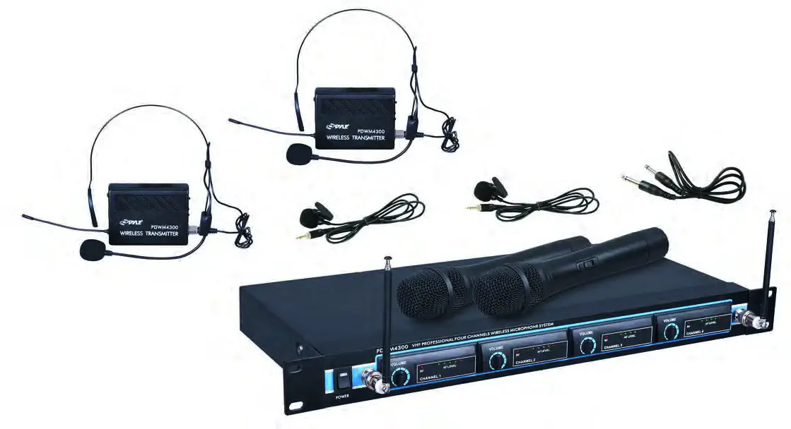 PYLE VHF Wireless System PDWM4300 -- PDWM4300