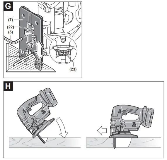 BOSCH 18 V-LI S GST Professional-G