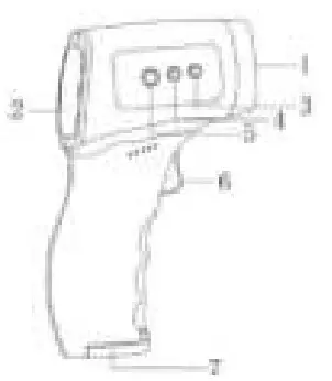 AiQURA AD801 Digital Forehead Infrared Thermometer -