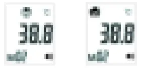 AiQURA AD801 Digital Forehead Infrared Thermometer - temperature