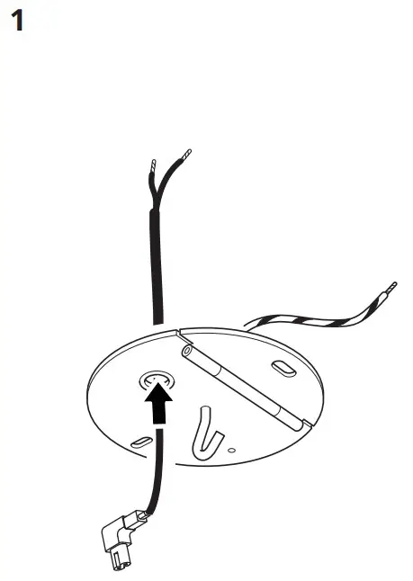 IKEA GRINSBYN Chandelier W Light Bulb - 1